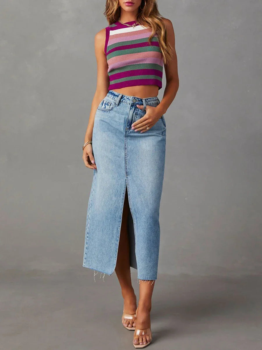 ROMHILD I DENIM-ROCK MIT SCHLITZ