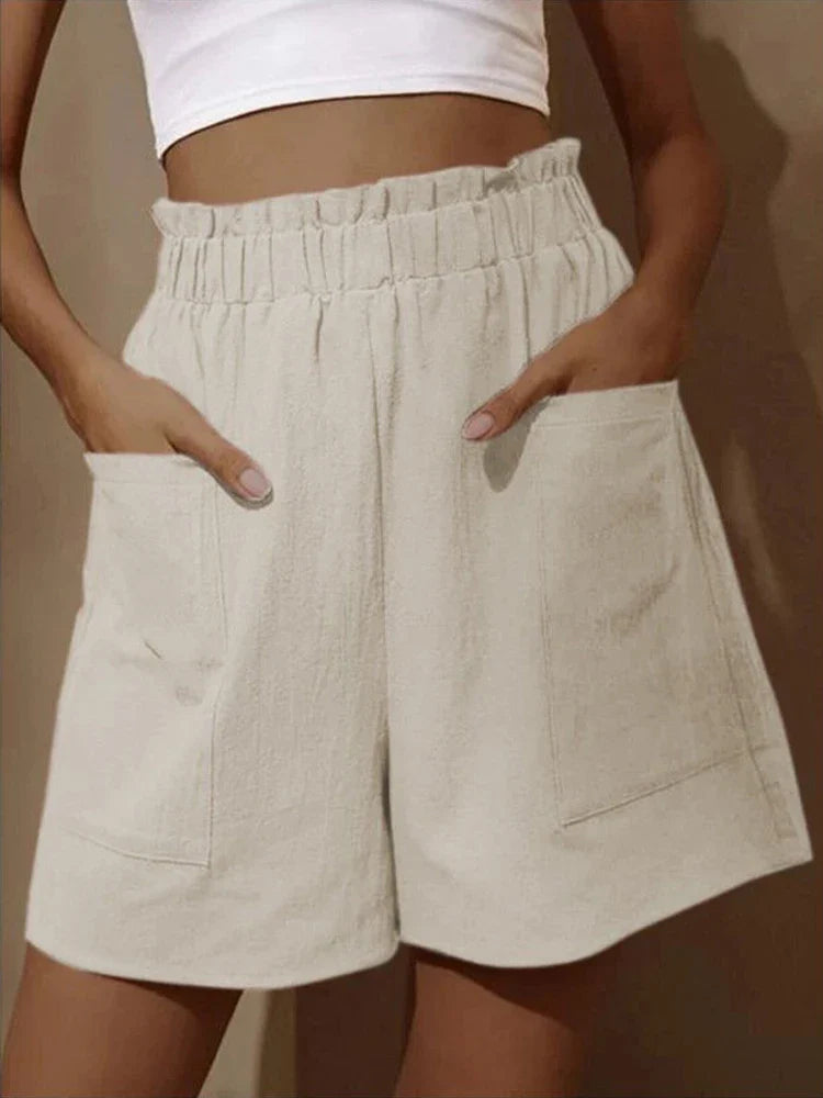PHILIPPA I STYLISCHE HOCHTAILLIERTE SHORTS