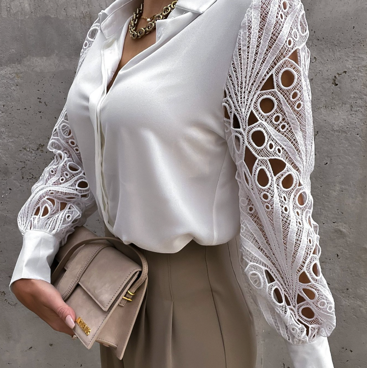Sienna | Chic Mode Collar Blouse