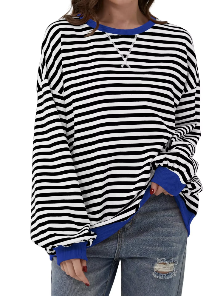 KARLA I GESTREIFTER PULLOVER