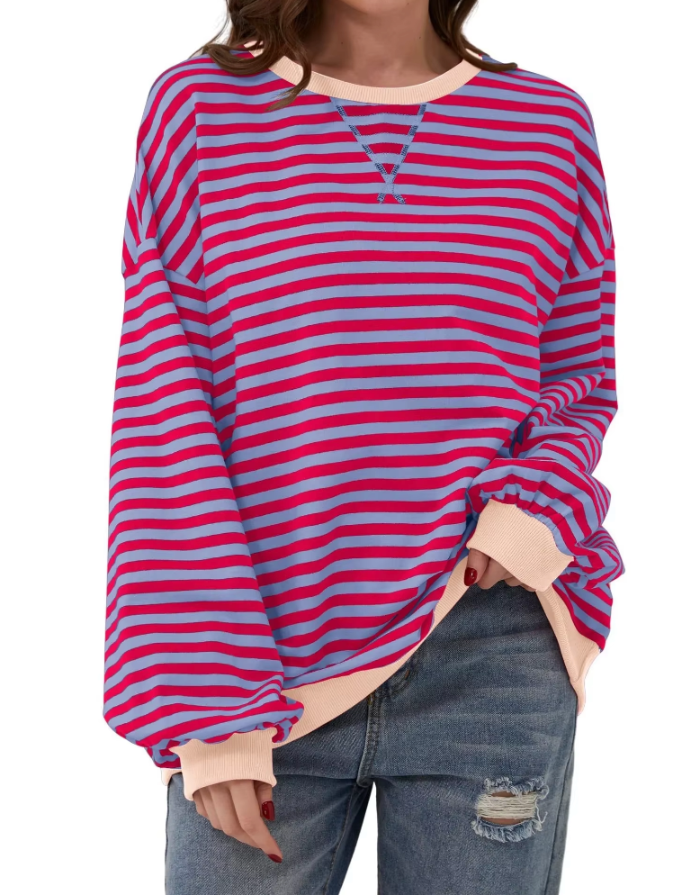 KARLA I GESTREIFTER PULLOVER