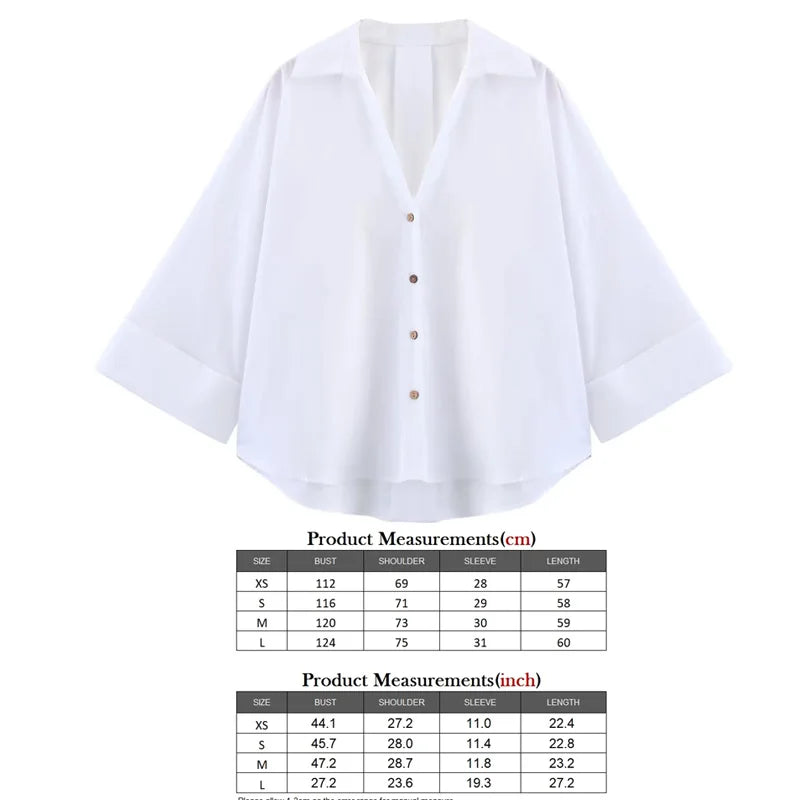 EUSEBIA I ELEGANTE V-AUSSCHNITT-BLUSE