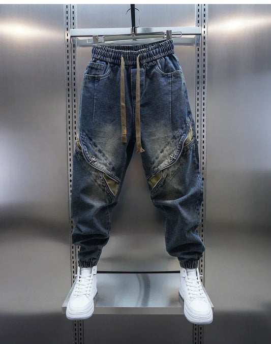 Edelstein™ | Baggy-Jeans mit Gürtel