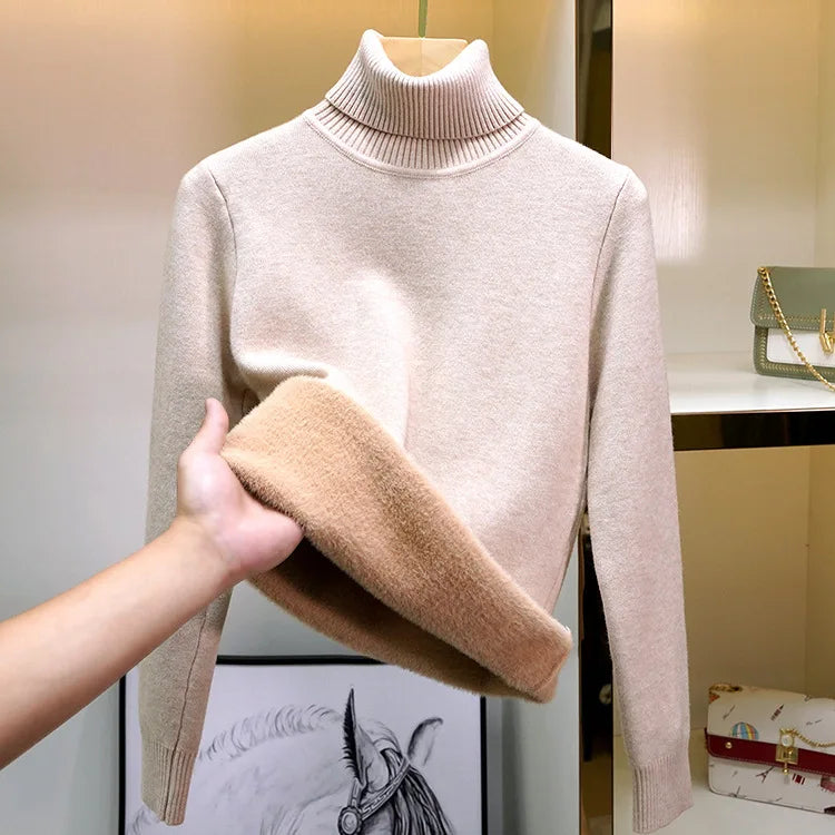 LIDIA I ROLLKRAGEN-PULLOVER