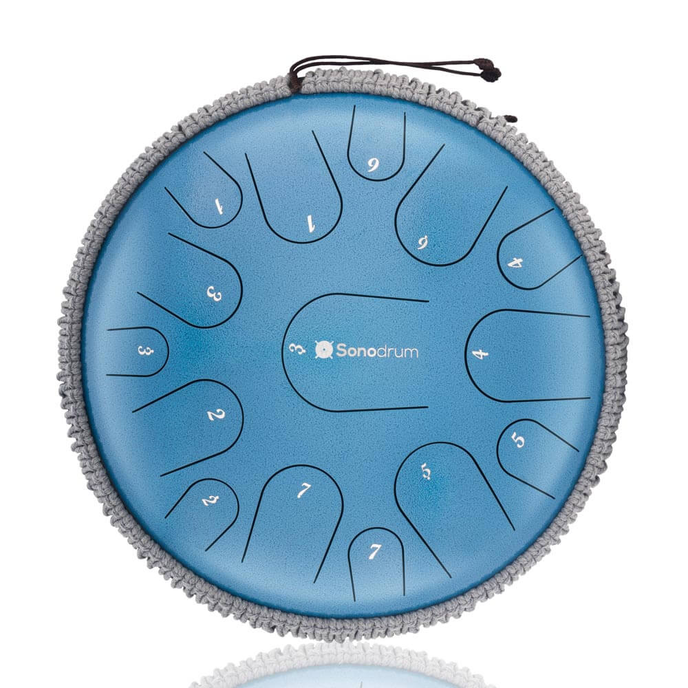 Sonodrum Zungentrommel - "Premium" - Handgefertigt - 35,5cm - 15 Zungen - C-Dur
