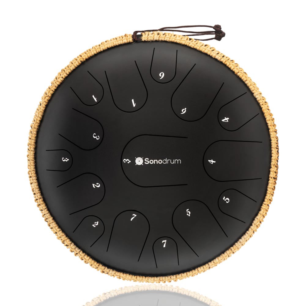 Sonodrum Zungentrommel - "Premium" - Handgefertigt - 35,5cm - 15 Zungen - C-Dur