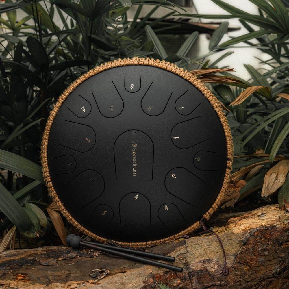 Sonodrum Zungentrommel - "Premium" - Handgefertigt - 35,5cm - 15 Zungen - C-Dur