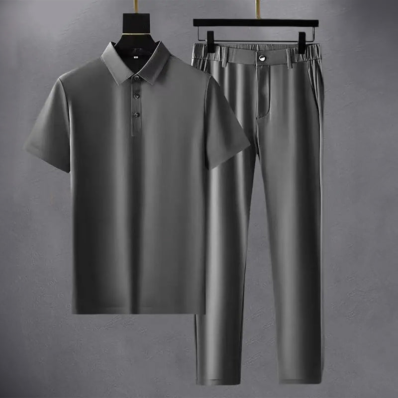 Das Langford – Hemd mit Umlegekragen & Hosen-Set