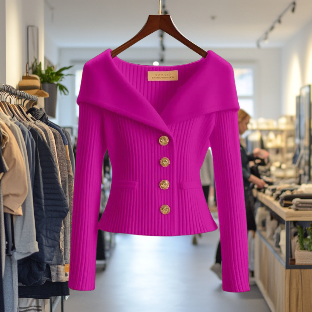 DETELIND I LUXURIÖSE STRICKJACKE