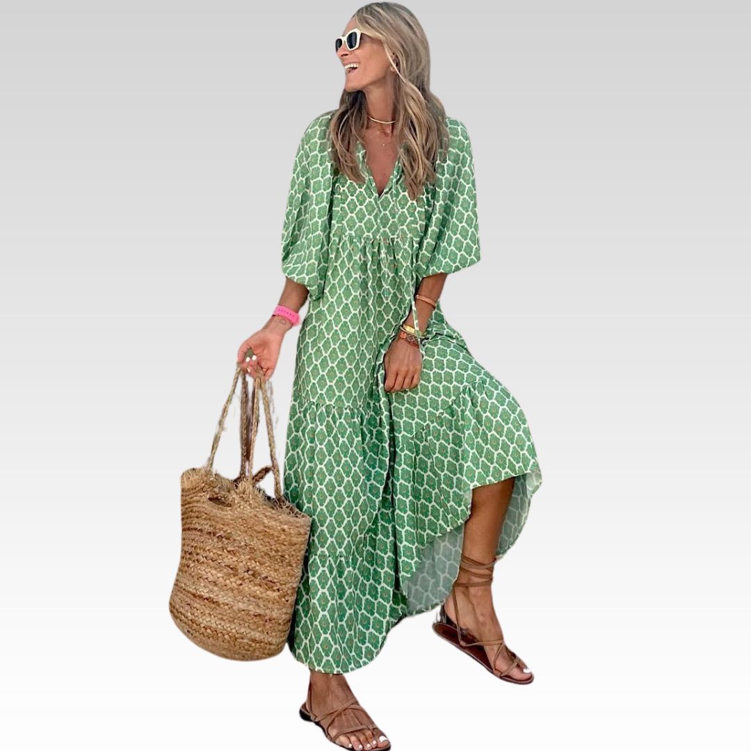 ILONKA I STILVOLLES BOHO-KLEID