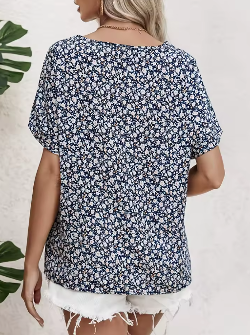 VERNA I SCHICKE BLUSE MIT BLUMENPRINT