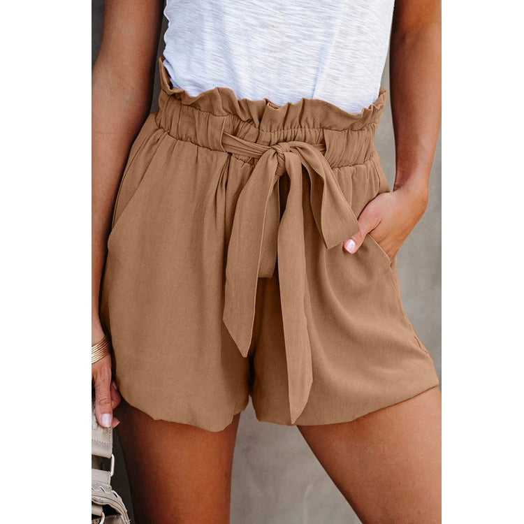 KAROLA I ELEGANTE SHORTS MIT GÜRTEL