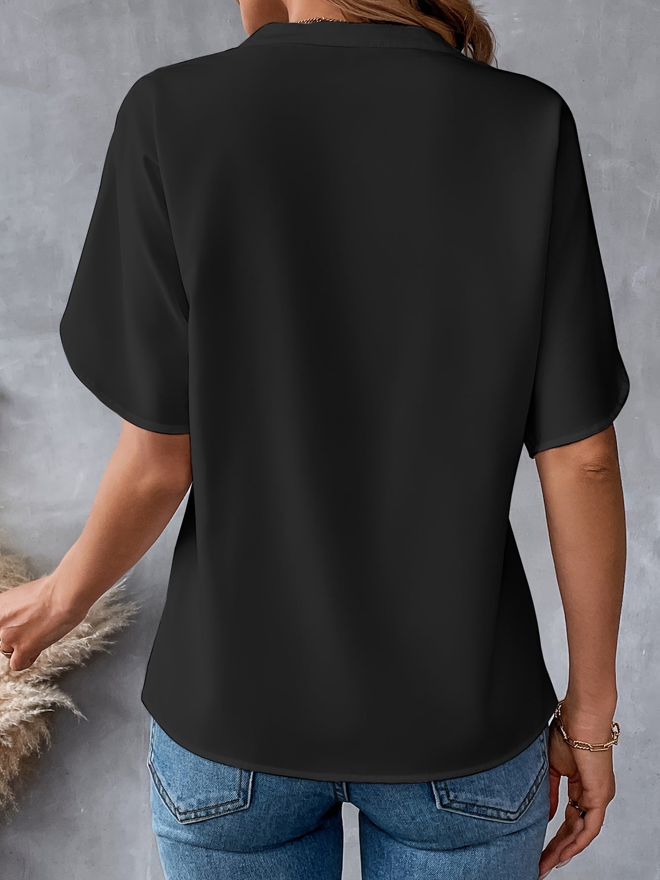 MINELOTTE I VIELSEITIGE BLUSE MIT V-AUSSCHNITT