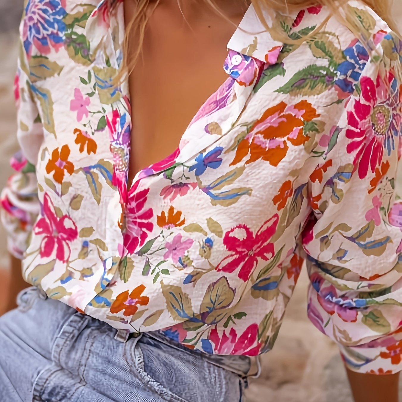GODILIND I KLASSISCHE BLUMENBLUSE