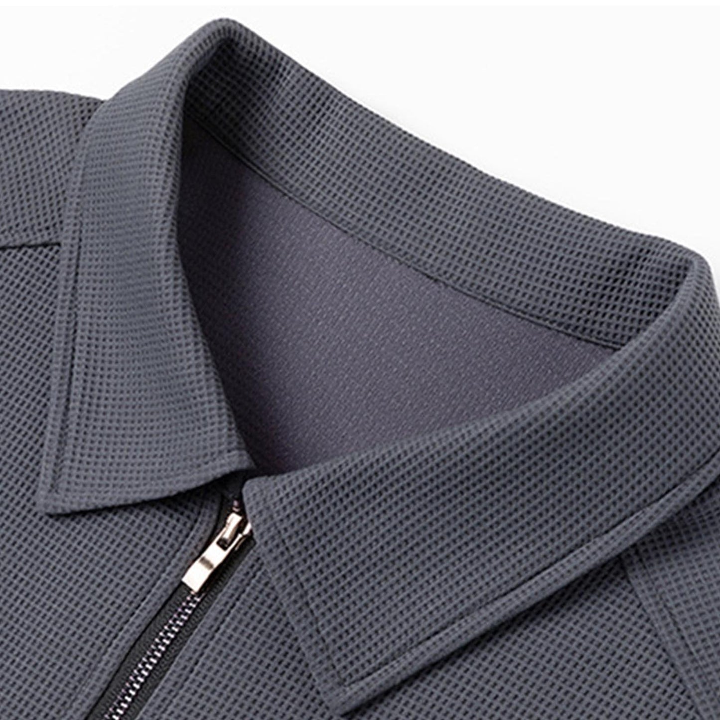 COLE I WAFFELSTRICK-LANGARM-POLOSHIRT