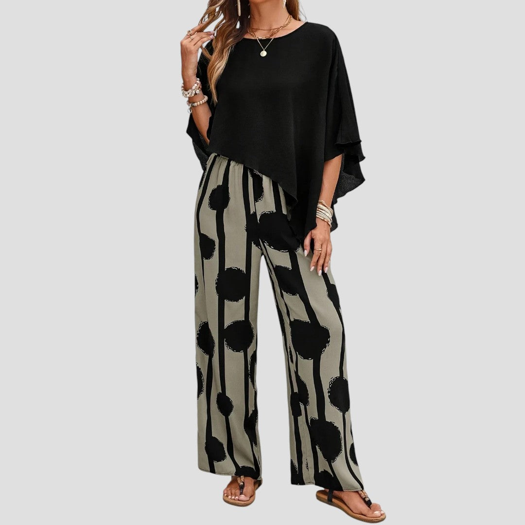 XANDRA I ELEGANTES OBERTEIL UND HOSE SET