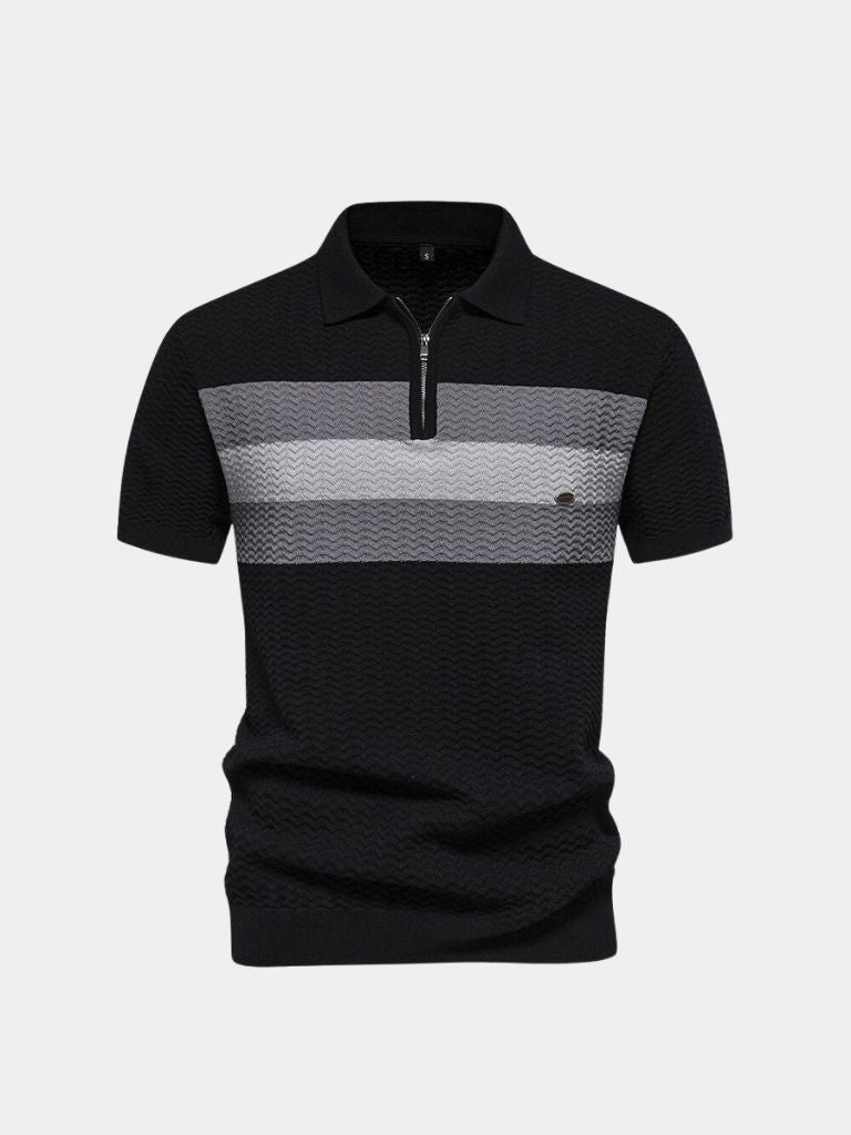 HILMAR I QUARTER-ZIP-POLOHEMD