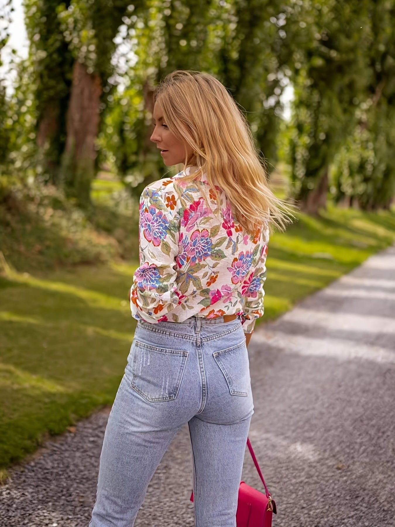 GODILIND I KLASSISCHE BLUMENBLUSE