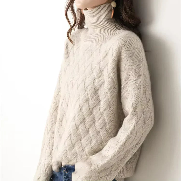 REGINA I ROLLKRAGENPULLOVER