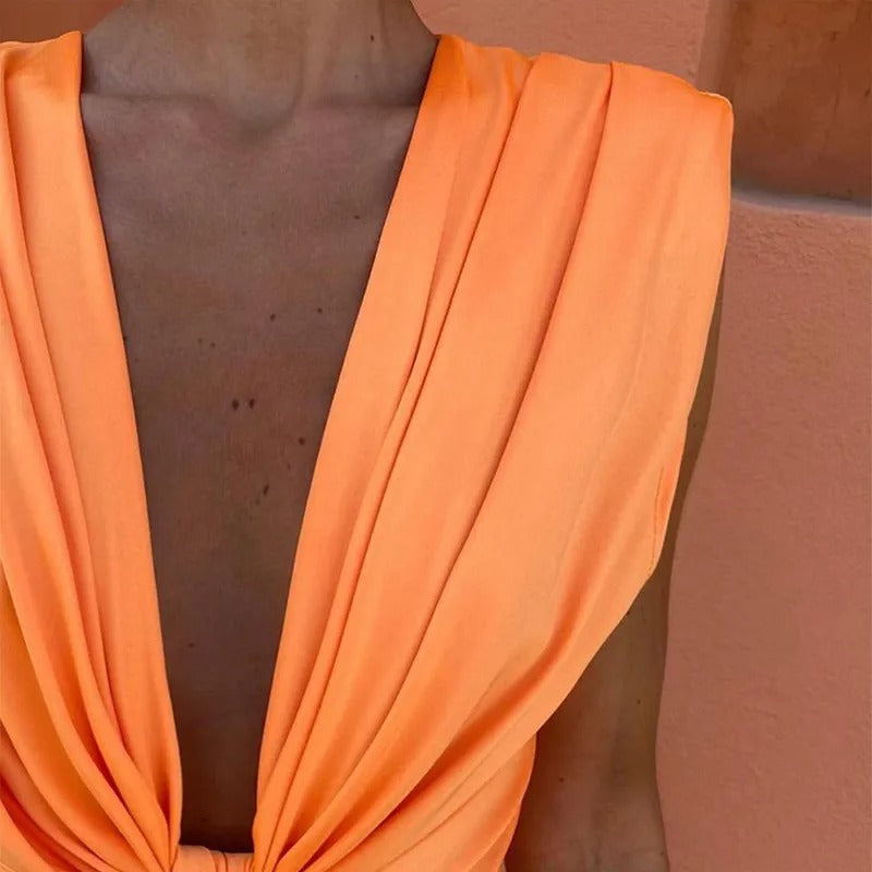 IBIZA | Ärmelloses Midi-Kleid