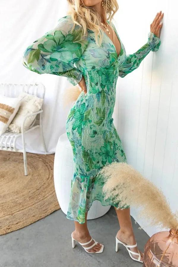 Midi-Rock mit Rüschen Camellia™