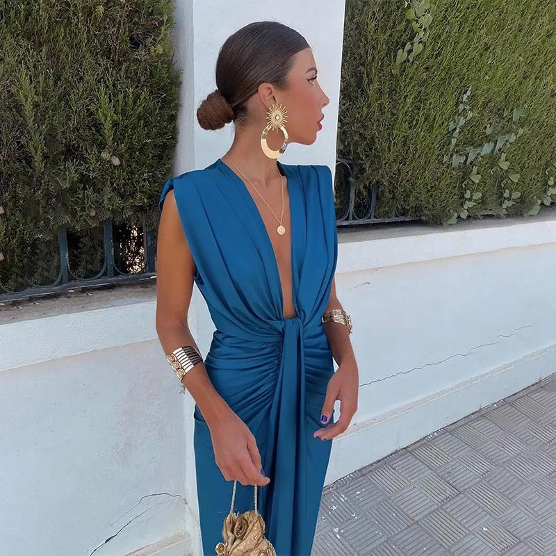IBIZA | Ärmelloses Midi-Kleid