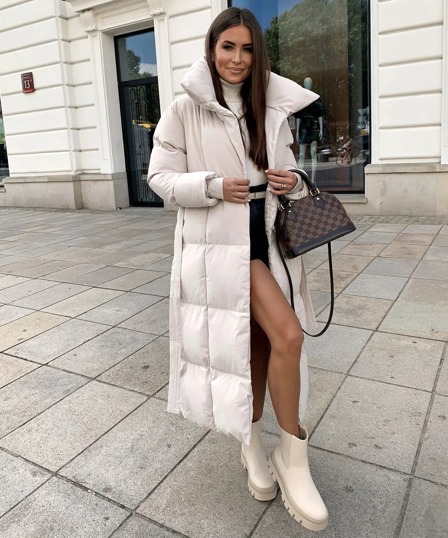 KARINA I GEFÜTTERTER WINTERMANTEL