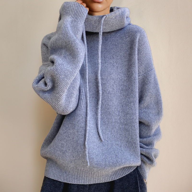 ISLA I LÄSSIGER ROLLKRAGENPULLOVER