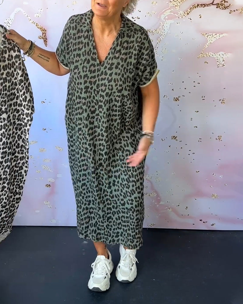 KATJA I KLEID MIT LEOPARDENMUSTER