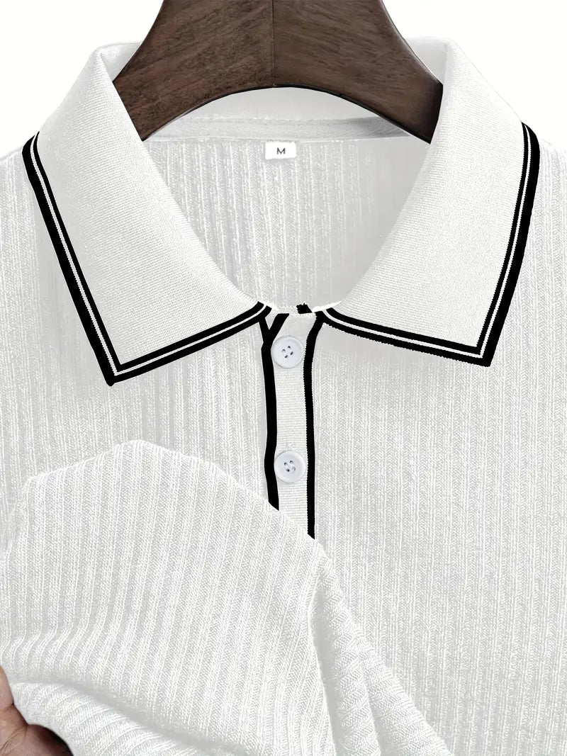 SEBASTIAN I STRUKTURIERTES POLOSHIRT