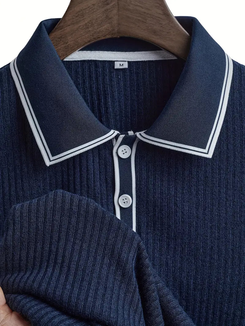 SEBASTIAN I STRUKTURIERTES POLOSHIRT