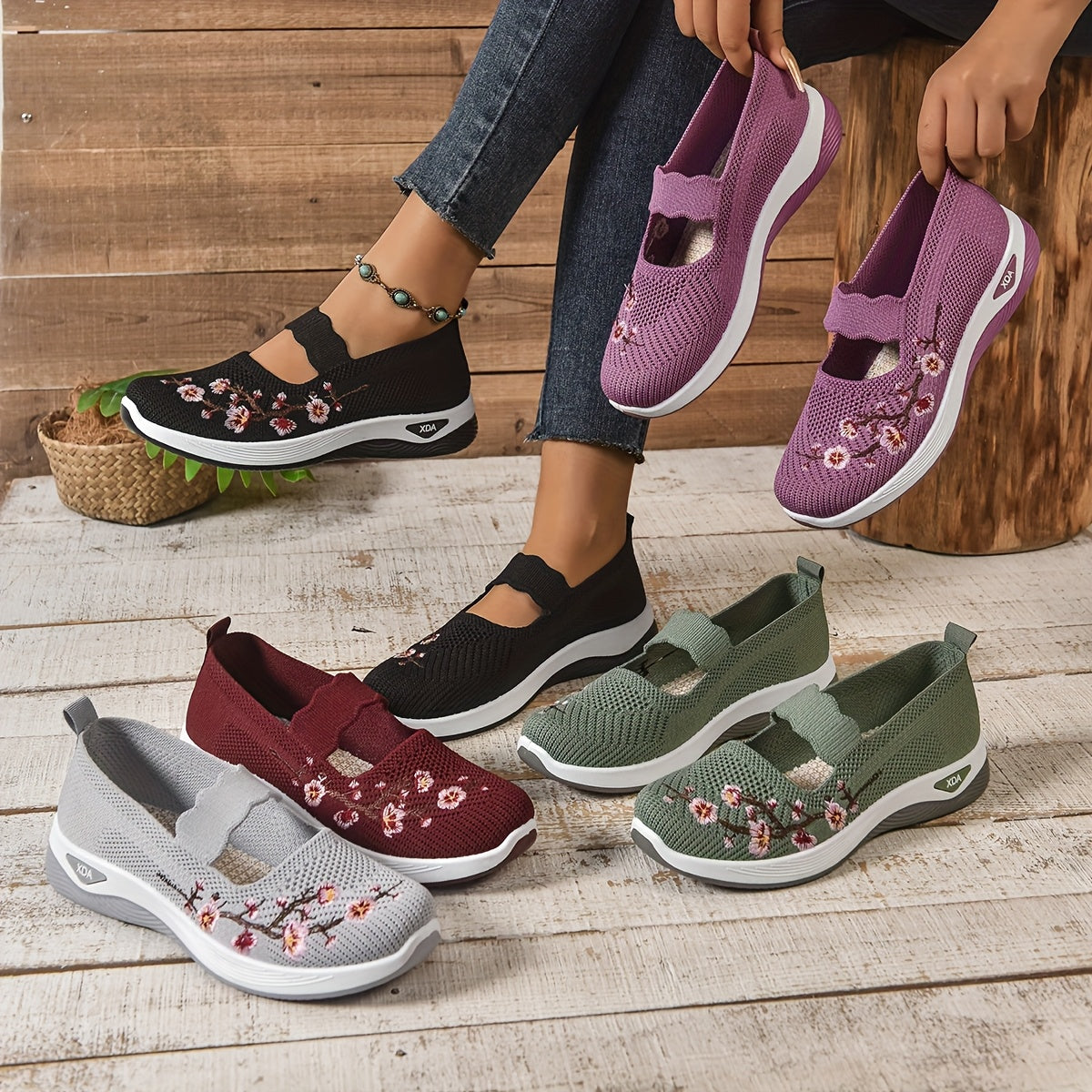 HORTENSIA I LÄSSIGE SLIP-ON TURNSCHUHE
