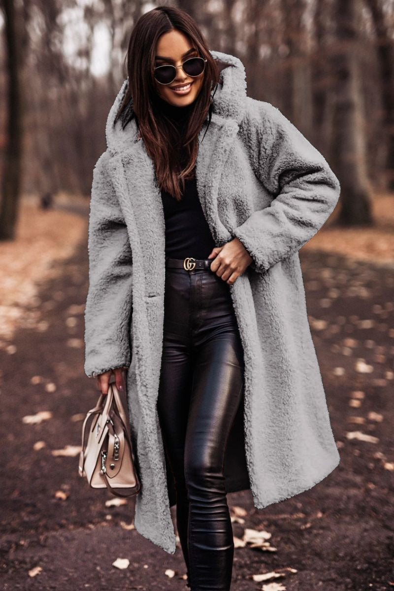 ADELINA I FRÜHLINGSMANTEL AUS FLEECE