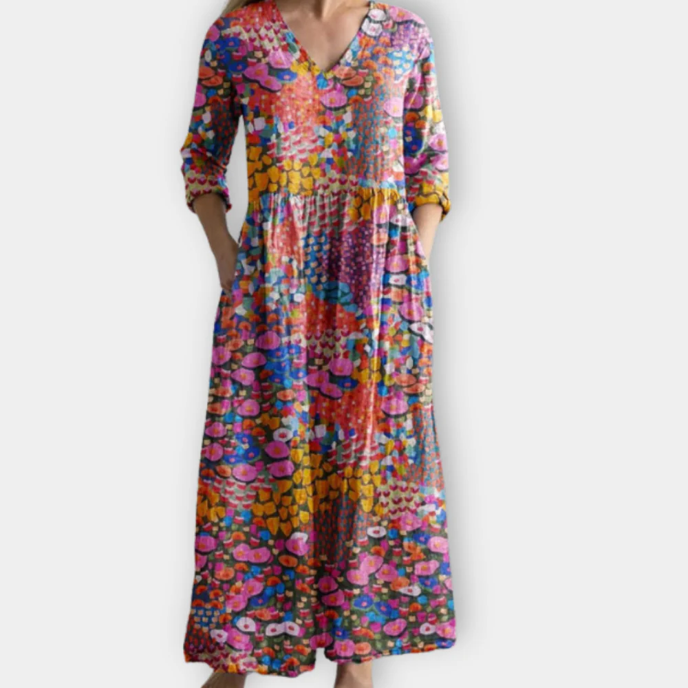 JULIET I LUFTIGES BOHO-MAXIKLEID