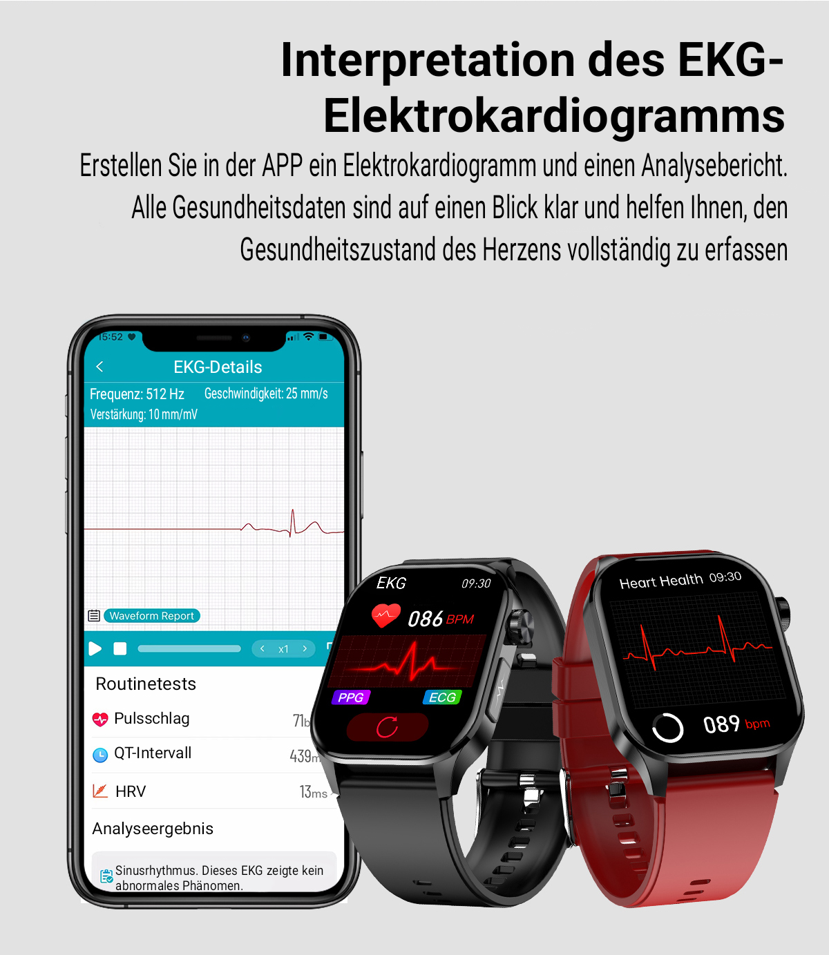 Kardena® CARE Pro 4 mit SOS-Funktion & Blutanalyse (Sparset)
