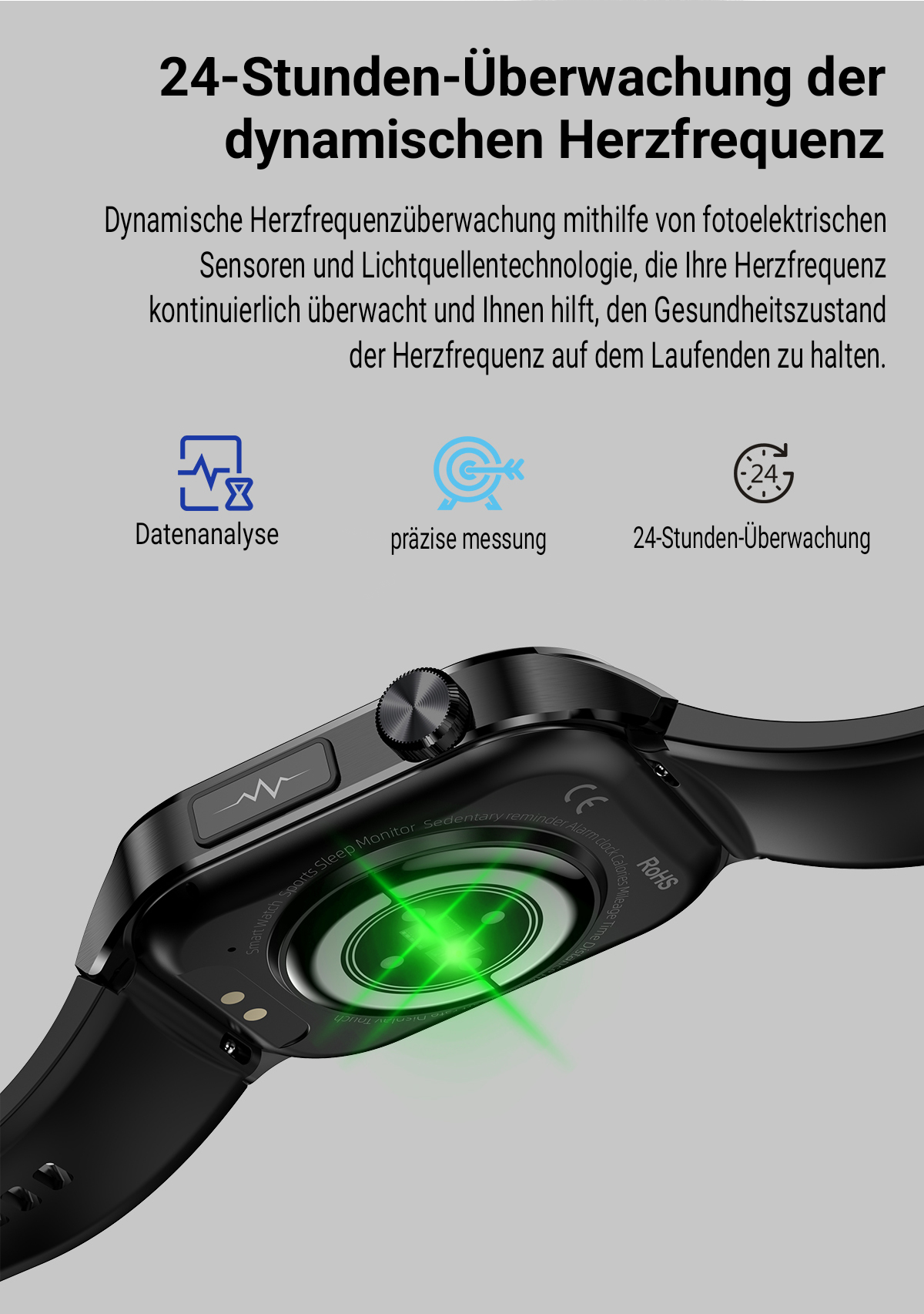 Kardena® CARE Pro 4 mit SOS-Funktion & Blutanalyse (Sparset)