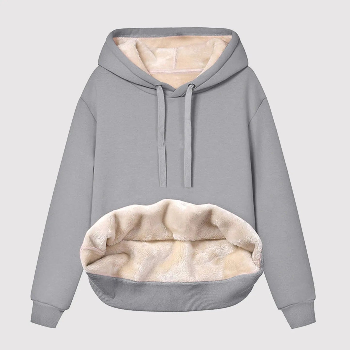 ELENOR I LÄSSIGER PULLOVER MIT KAPUZE
