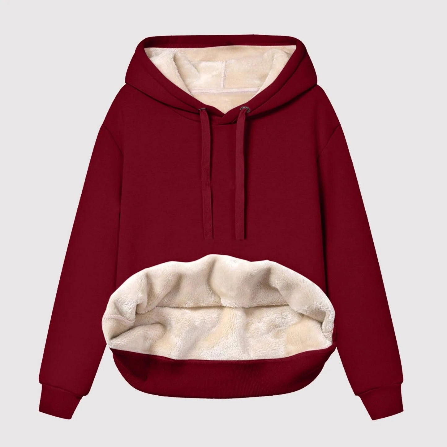 ELENOR I LÄSSIGER PULLOVER MIT KAPUZE