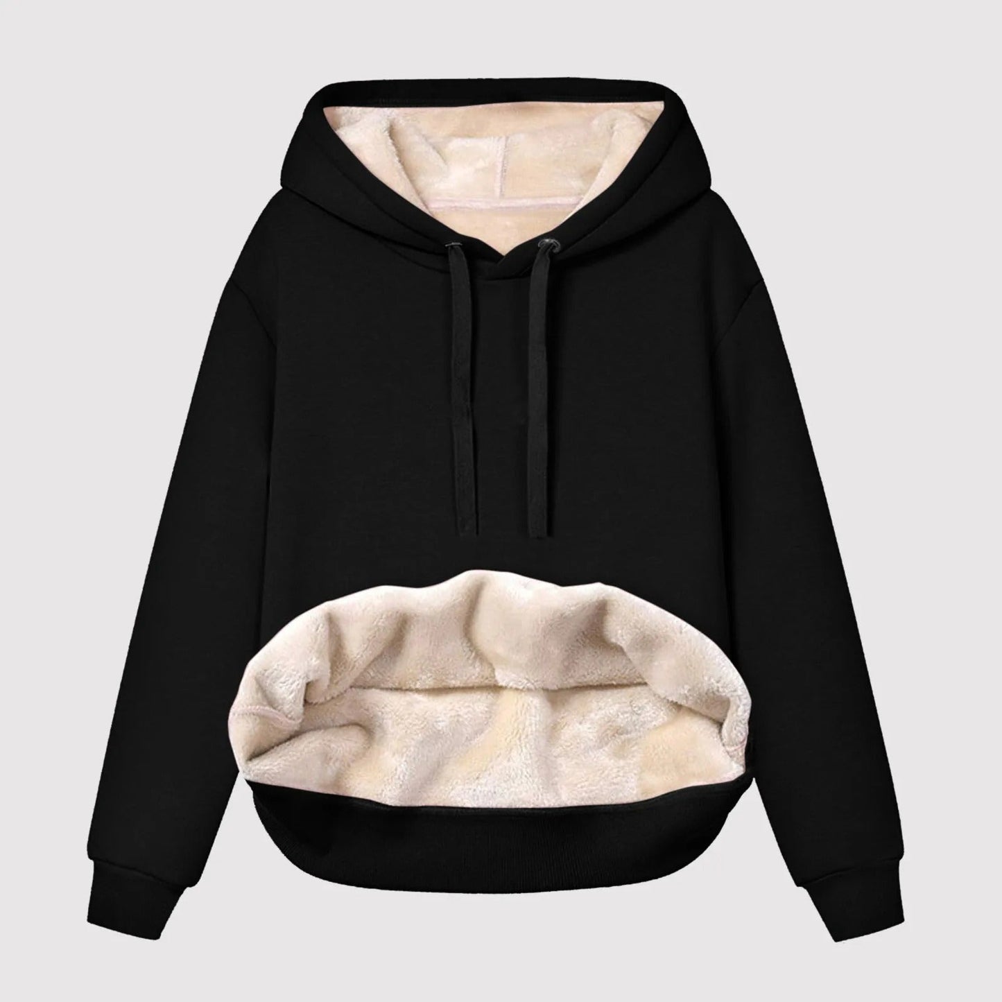 ELENOR I LÄSSIGER PULLOVER MIT KAPUZE