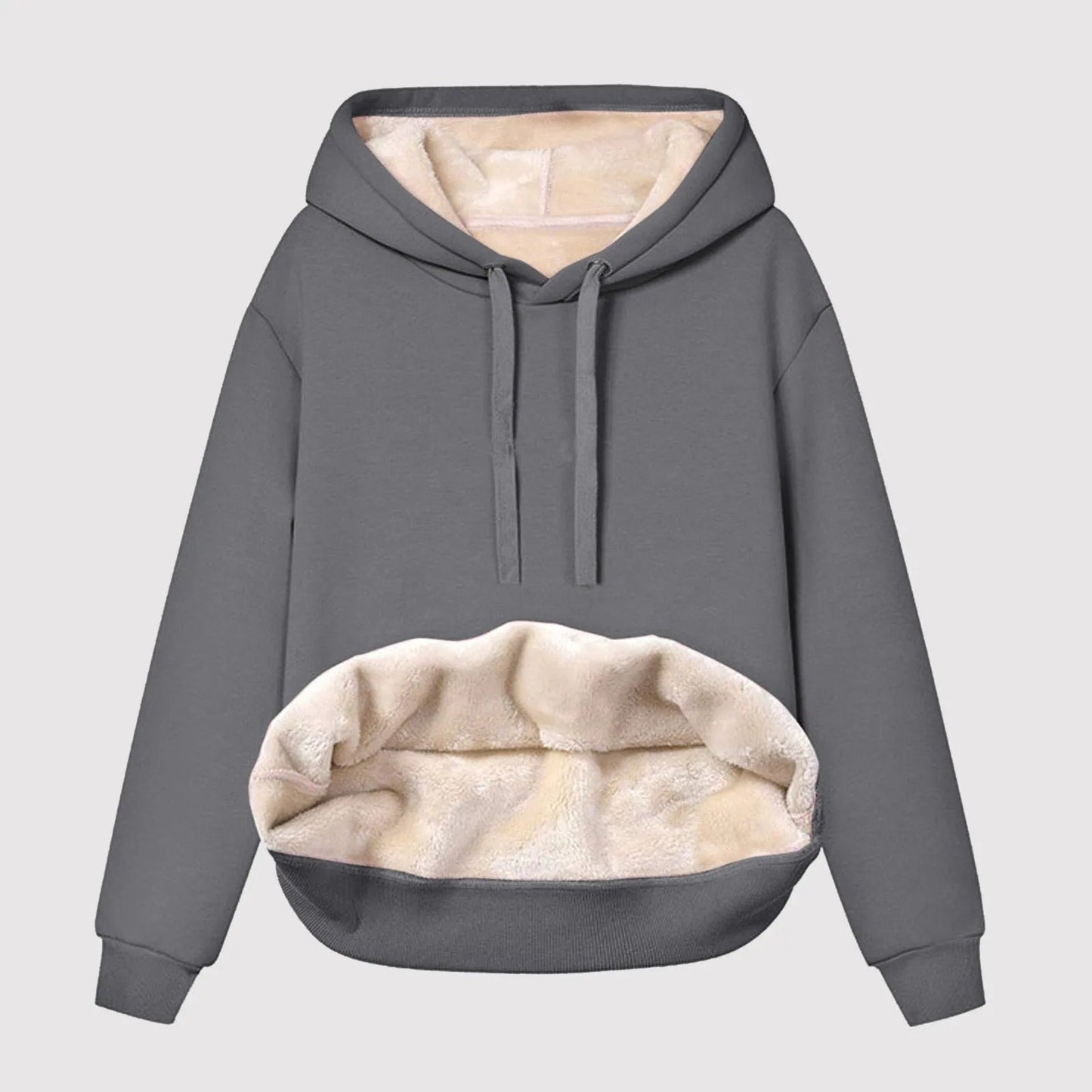 ELENOR I LÄSSIGER PULLOVER MIT KAPUZE