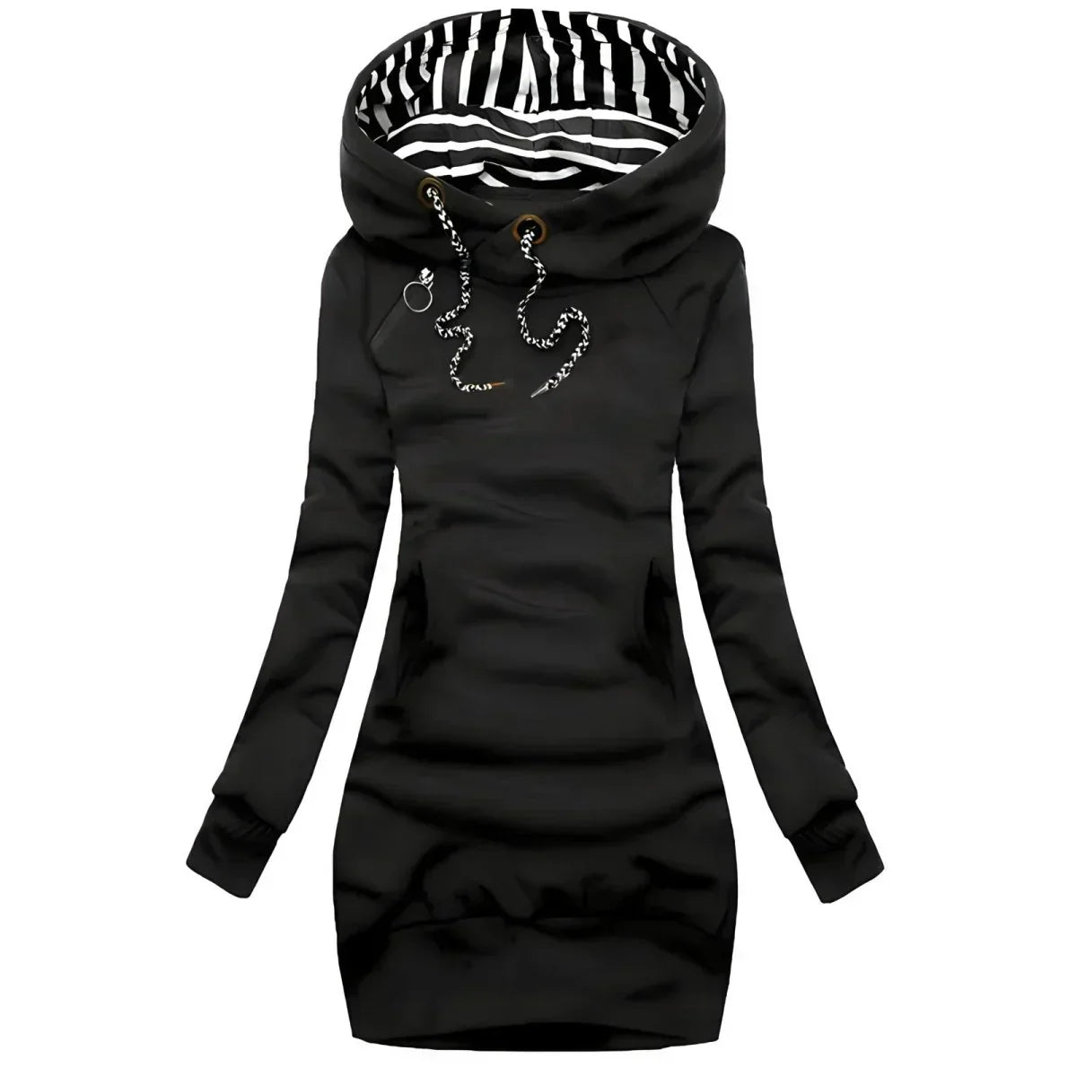 LEANA - WINTERPULLOVER MIT KAPUZE