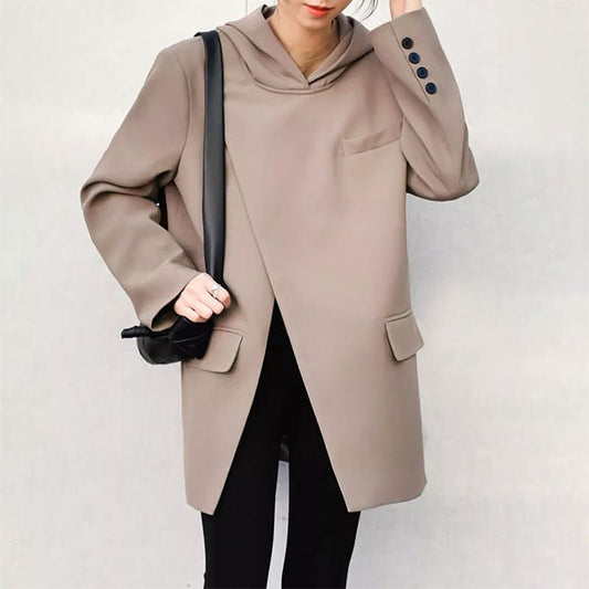 NOTHBURGA I LANGER BLAZER MIT KAPUZE