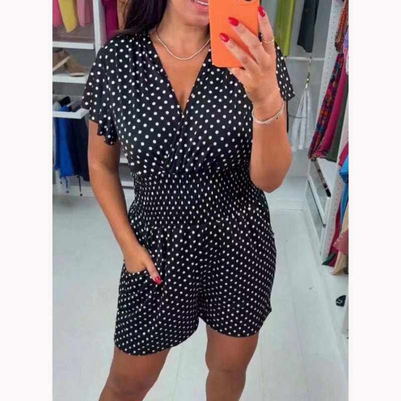 ROSAMARIA I STRAMPLER MIT POLKADOTS