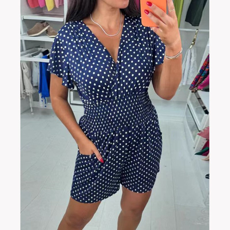 ROSAMARIA I STRAMPLER MIT POLKADOTS