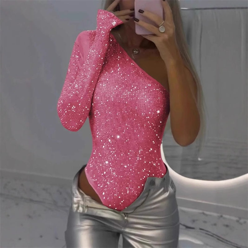 IDA I GLITZERNDER BODYSUIT