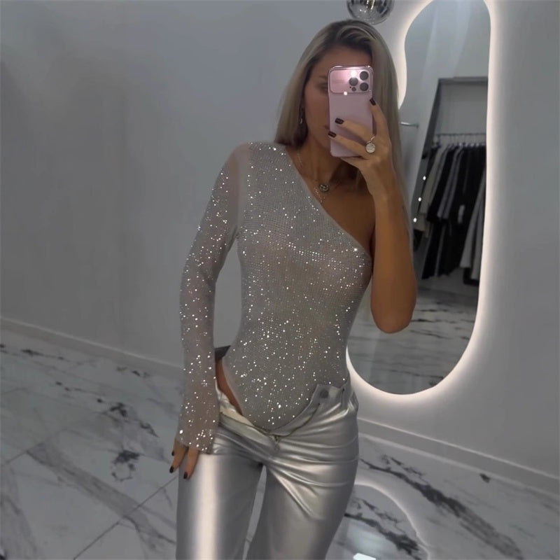 IDA I GLITZERNDER BODYSUIT