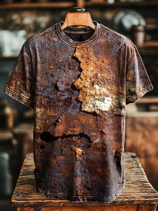 YVO I RUST BEDRUCKTES KURZARM-T-SHIRT