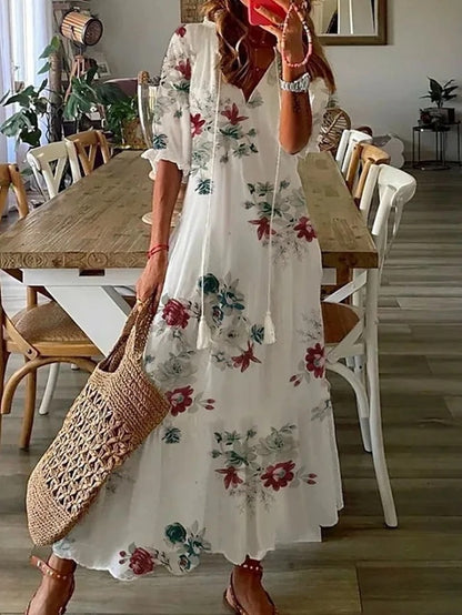 SOPHIA I BOHO V-AUSSCHNITT SOMMERKLEID