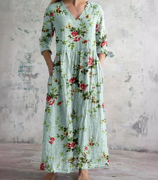 Anne - Chic Kleid, das den Bauch bedeckt