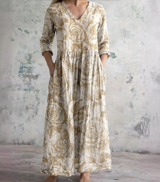 Anne - Chic Kleid, das den Bauch bedeckt